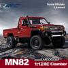 New MN82 Pro Remote Controlled Climbing Off-road Vehicle 1:12 Full Scale 4WD for Toyota LC79 Simulation RC Model Toy Rc Car
