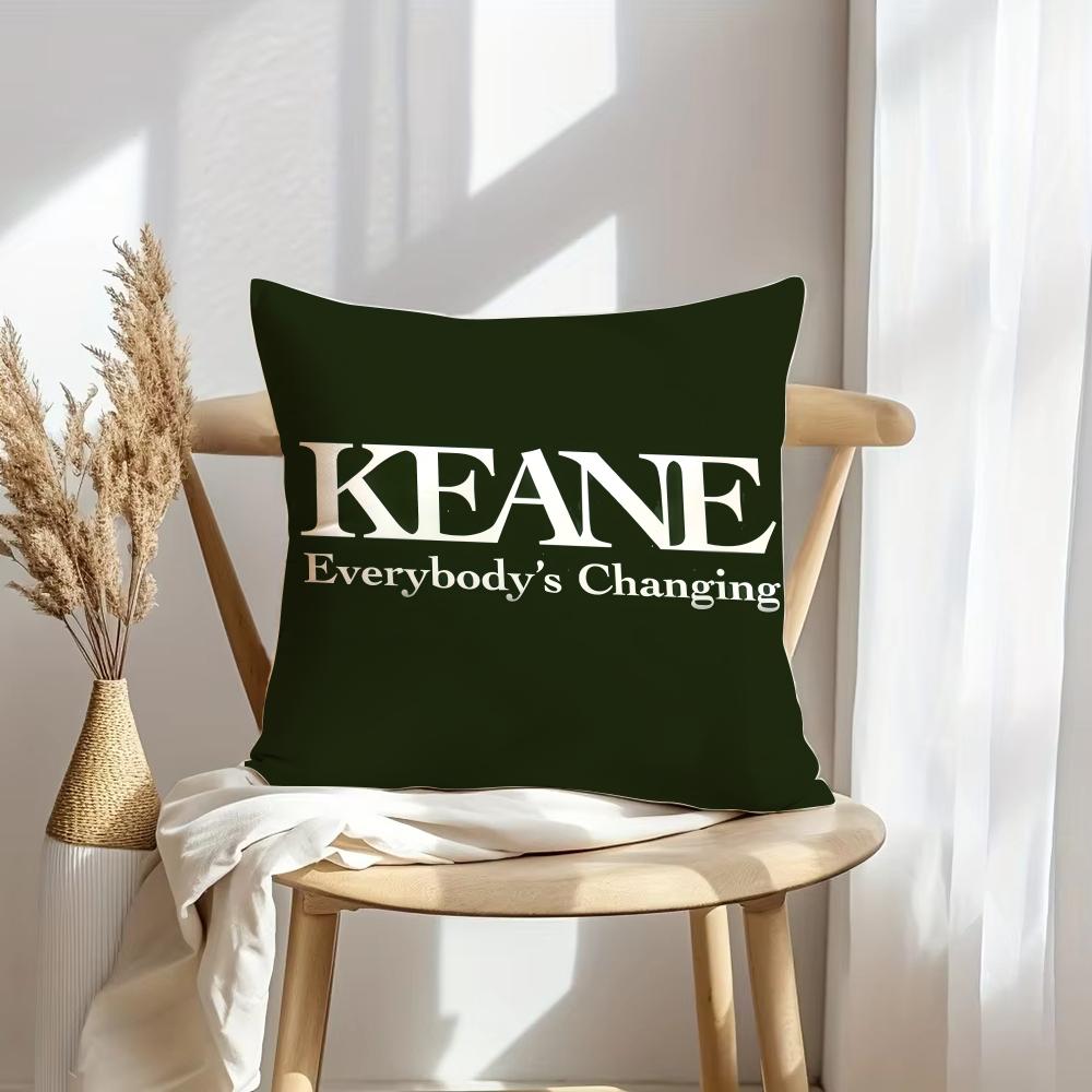 Чехол на подушку K-Keane Rock Мягкий плюшевый плед | Двусторонний декоративный чехол для подушки | Декор для дивана, спальни, дома