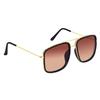 Dervin Men's and Women's Square Sunglasses (Medium)