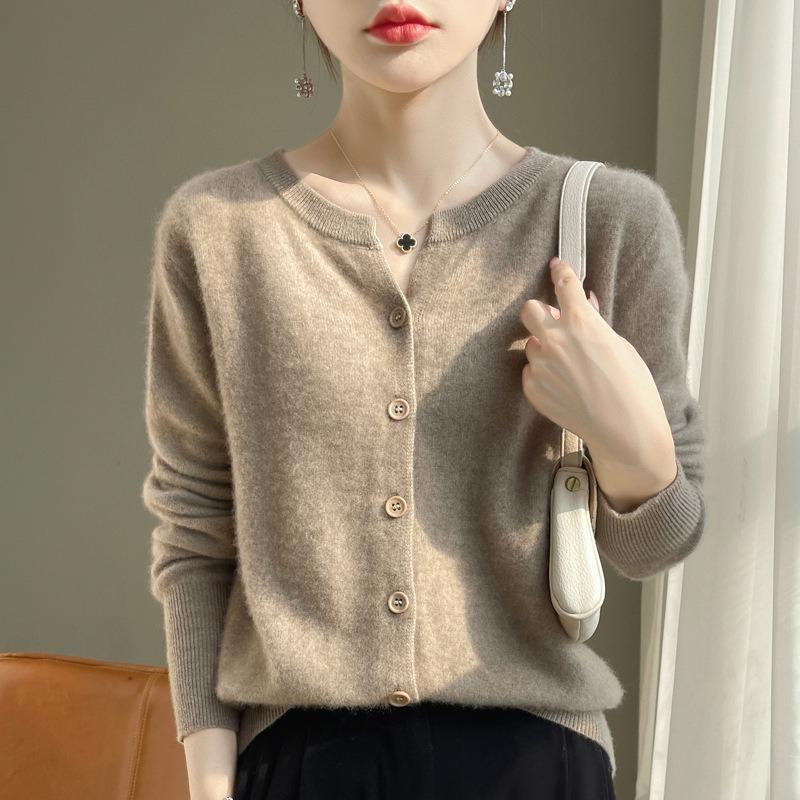 Women S Casual V Neck Long Sleeve Knit Cardigan Coat