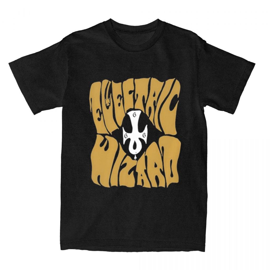 Золотой Электрический Волшебник для Мужчин Женщин Футболка Мерч Потрясающие Футболки Футболка Чистый Хлопок Взрослая Одежда