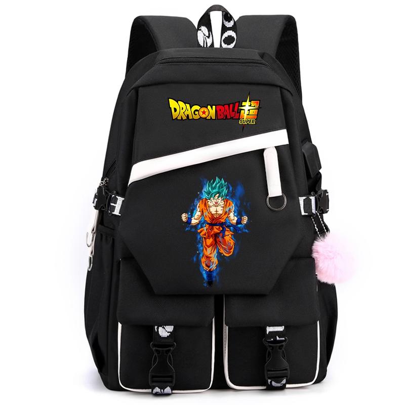 Аниме Dragon Ball унисекс рюкзак для девочек мальчиков студентов подростков детей ноутбук рюкзак для мужчин и женщин милый повседневный школьный рюкзак для детей подарок на день рождения игрушка