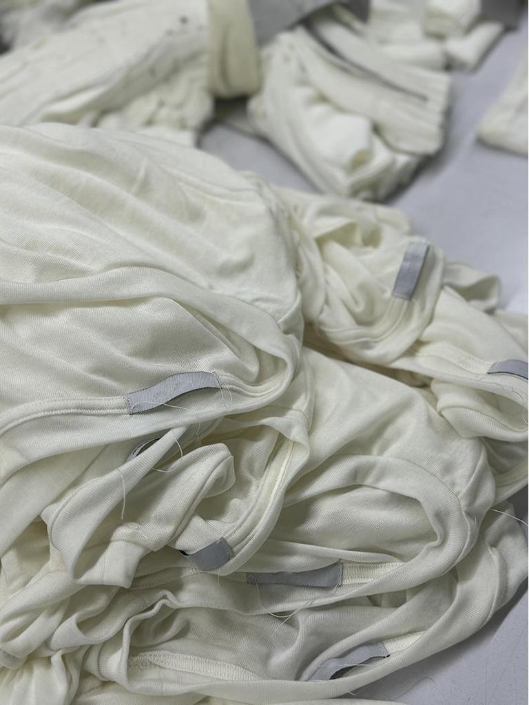 High-Quality Women's Lyocell Tencel Wool Long-Sleeve Base Layer Top, Wearable As Outerwear, with Round Neck.