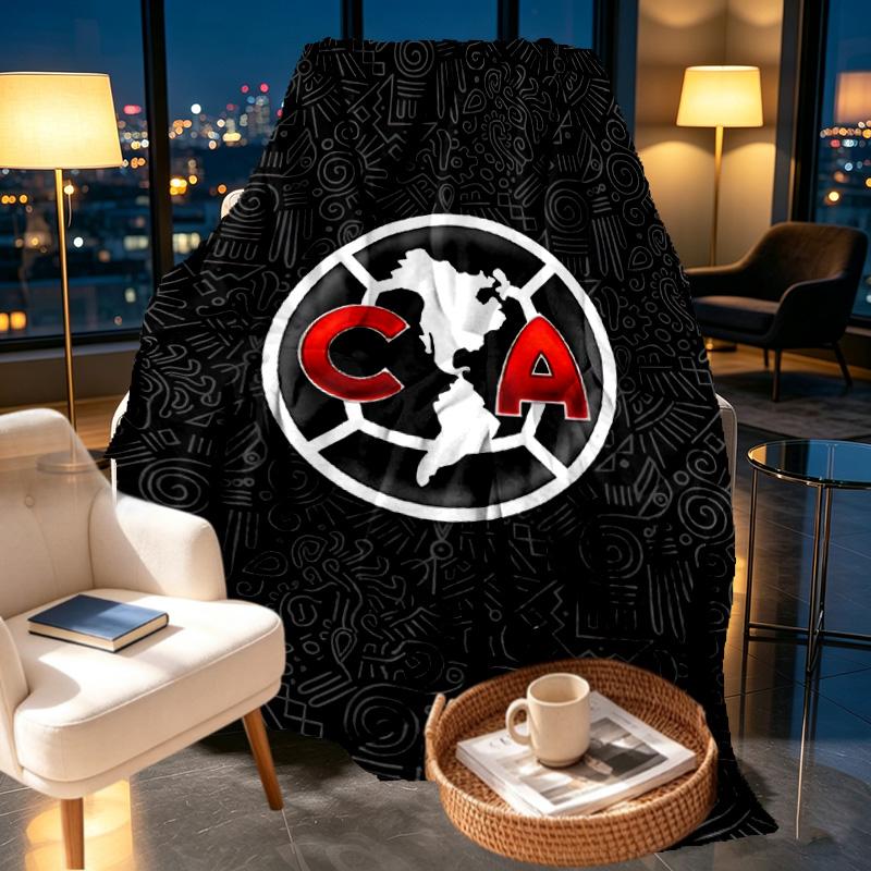 Club America Print Blanket - Soft & Comfortable, for Bedroom, Travel, Sofa, Home Decoration - Birthday Christmas Gift for Friend