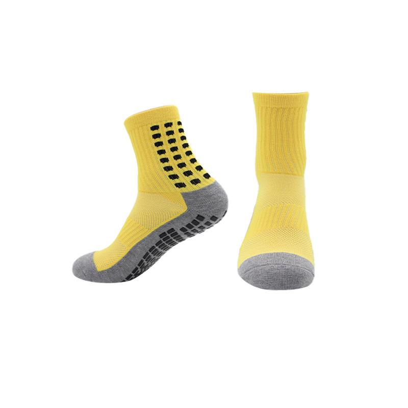 Утолщенные Нескользящие Футбольные Носки до Середины Икры - Влагоотводящие, Износостойкие, Махровое Дно