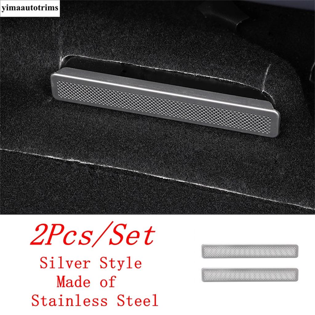 Seat Under Floor Air AC Conditioning Vent Outlet Dust Cover Stainless Steel Accessories For Geely Boyue L / Starray 2024