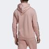 Adidas Originals Trefoil Letter Print Big Logo Long Sleeve Hoodie Men Hoodie Pink HF4903
