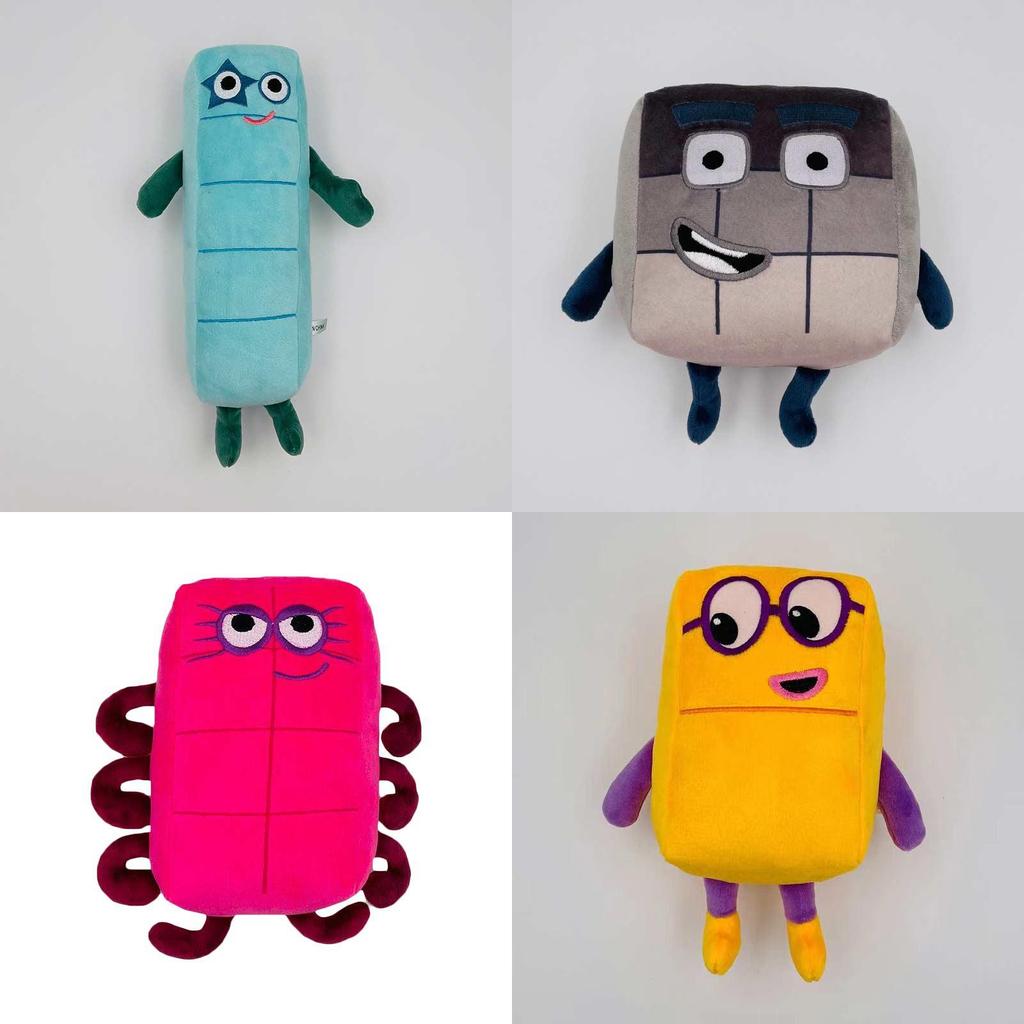 Плюшевая кукла Numberblocks Мягкая и милая мягкая игрушка для детей Обучающая и веселая