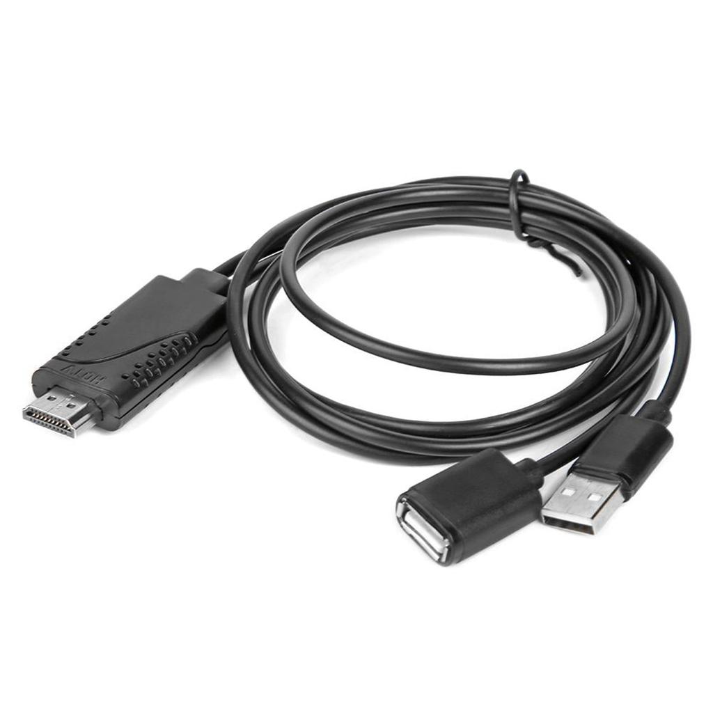 USB Female To Compatible Male 1080P Digital AV Adapter Cable Conversion Cable