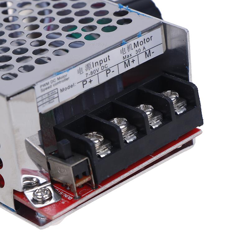 DC 7-70V 30A PWM HHO Rc щеточный двигатель регулятор скорости регулятор диммер