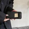 Кожаный чехол-картхолдер с полным покрытием и текстурой личи для iPhone 15 и 12, совместимый с Apple Air.
