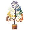 Seven Chakra Gemstone Tree of Life, Crystals and Gemstones, Crystal Tree, Showpiece for Good Luck, Home Decor, Office Desk