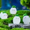 Миниатюрные фигурки редисочных эльфов со светящейся в темноте функцией Креативные настольные аксессуары Для декора на улице и в помещении