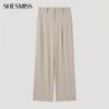 Она S miSS Комплект из одной складки Прямые брюки SwSSlp12010 Be