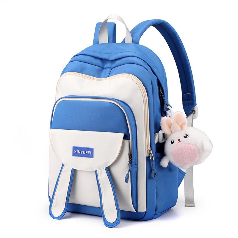 Новый рюкзак для учеников начальной школы, вместительный школьный рюкзак для девочек, в студенческом стиле, симпатичный и модный школьный рюкзак для школьников, цельный