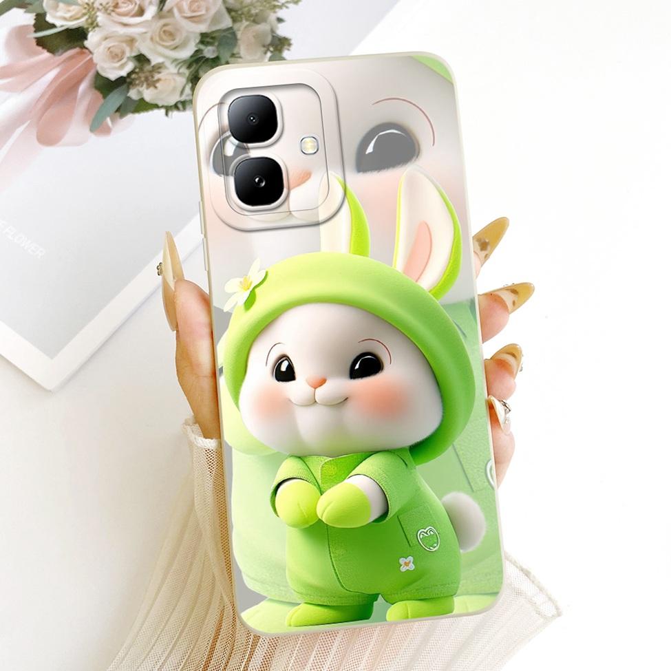 Чехол для телефона Infinix Smart20 X6840 X6840B Чехол для Infinix Smart 20 Роскошный Модный Милый Мультяшный Забавный Расписной Силиконовый Корпус