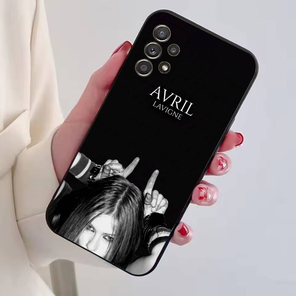 Чехол для телефона певицы Аврил Лавин для Samsung S25, S24, S21, S22, S23, S30, Ultra, S20, Plus, Fe, Мягкий силиконовый черный чехол