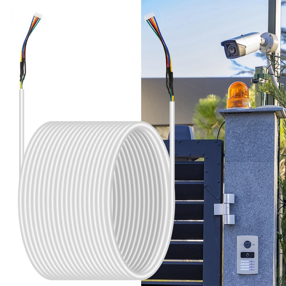 5-жильный 35м 0.5мм2 круглый гибкий медный кабель для видеодомофонной системы