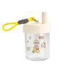 550ml Cute Children Drinking Water Bottle Straw Portable Bottle Student Couple Plastic Cup Gift School Kids