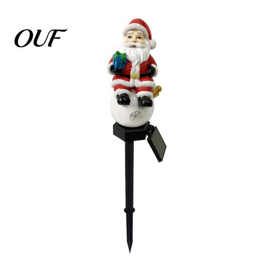 Christmas Gift for Gardeners Solar Garden Stake Light, Waterproof Outdoor LED Lamp with Warm Weather Resistant Lawn Lights Glow, Decorative Landscape