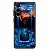 For Samsung Galaxy S25 FE 5G Case Soft Silicone TPU Black Phone Cover For Galaxy S25 FE 5G Protective Cartoon Bumper Coque S25FE