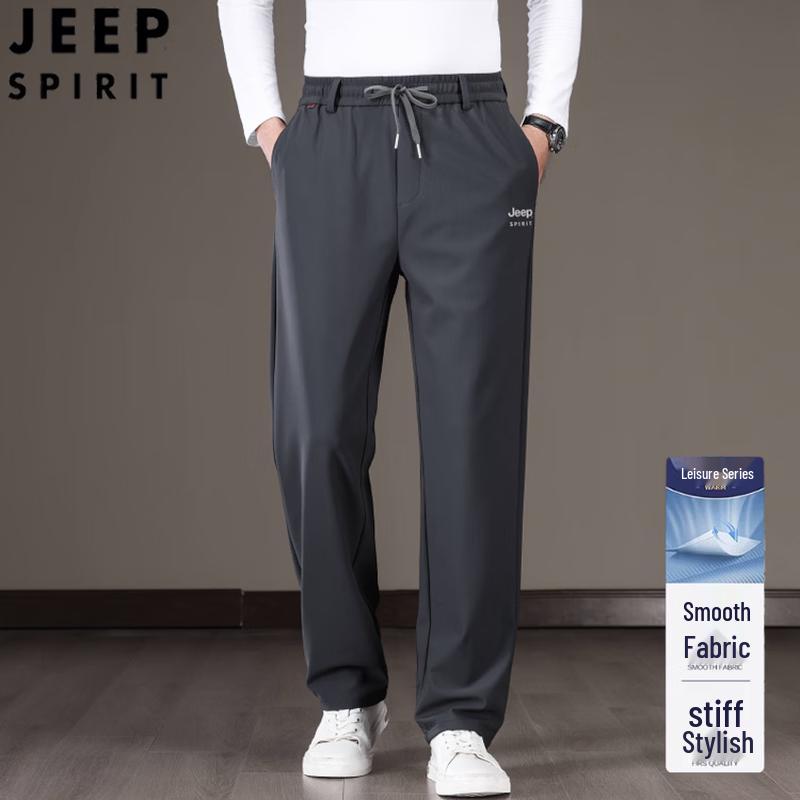 Мужские повседневные прямые брюки JEEP SPIRIT с высокой эластичностью