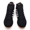 Daykey Kid Size 32-44 Black White Boxing Shoes Adult Mid Cut Indoor Training Fighting Competition Shoes Rubber Fitness Sneakers