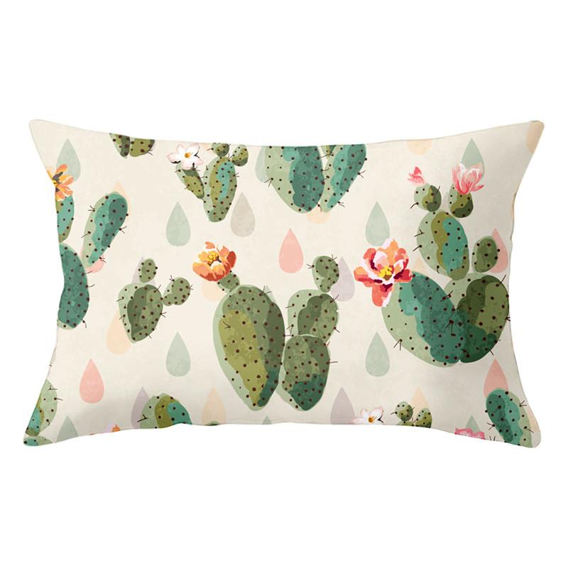 30x50 см тропическое зеленое растение наволочка кактус наволочка современный диван гостиная автомобильная подушка домашний декор наволочка