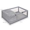 Tortoise House Small Reptile Wooden House With Mesh Roofs Side Panels For Turtles Lizards Geckos And Snakes
