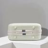 Square Box Solid Color Suitcase Large Capacity Makeup Case Casual 14-inch Cosmetic Cases  Women
