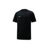 Футболка мужская спортивная с коротким рукавом и принтом логотипа, черная, BV6710-010
