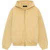 Fear of God Essentials Heavy Fleece Full Zip Hoodie Amber Men Tops Yellow 192BT246243F