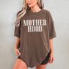 Mother Hood Shirt, Motherhood Comfort Colors T-Shirt Gift For Mothers, Oversized Mom Shirt, Plus Size Vintage Mama Tshirt, Cool Mom Club