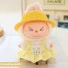 For 17cm Labubu Doll Clothes Fashion Dress Overalls Doll Clothes Color Match Hoodies Dolls Accessories Cute Decoration Little Clothes