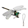 MAIBED Dragonfly Insect Repellent, 2024, 1/1 Scale, 12cm, with Safety Pin, Strap, and Clip, Realistic PVC Dragonfly Model, Natural Predator of Mosquit