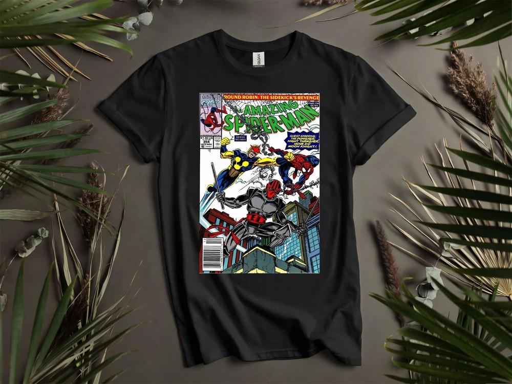 Spider-Man Comic Cover T-shirt T Shirt Men Women Unisex Tshirt L171
