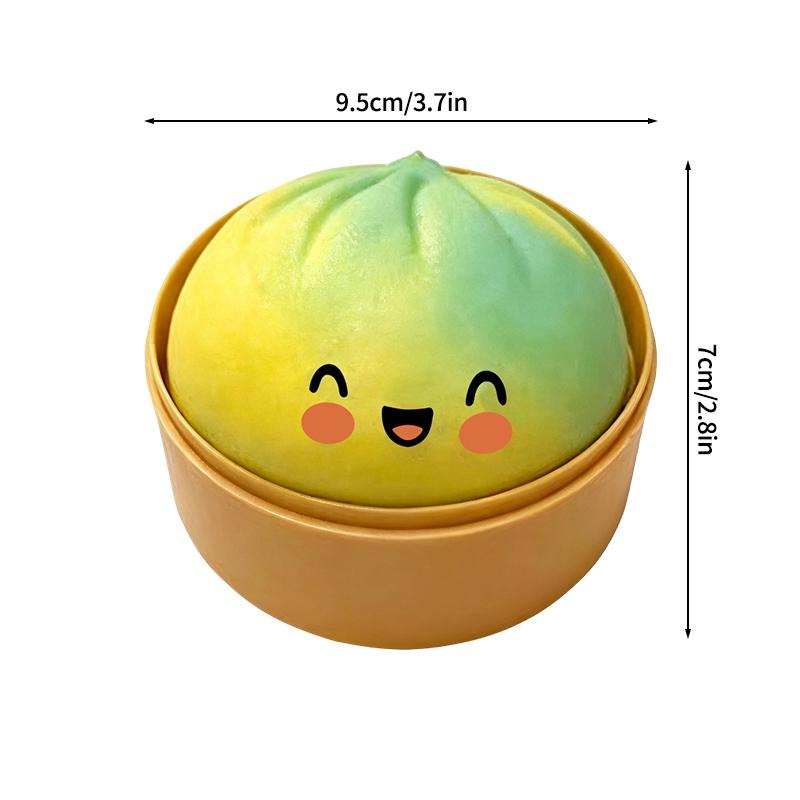 Antistress Dumpling Squishy Ornament Slow Rebound Squishy Pinch Squishy Desk Ornament Antistress Fidget Toy Dumpling Squishy