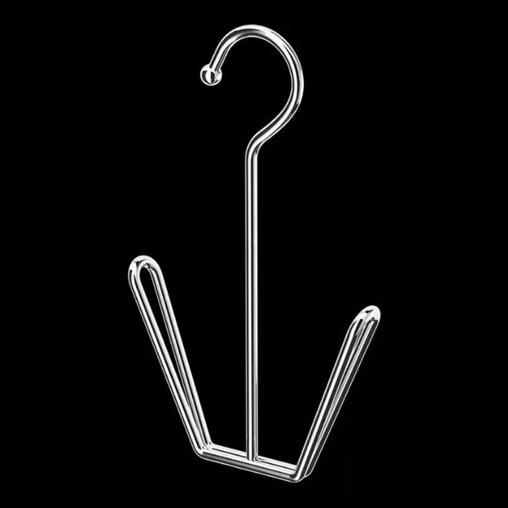 4Pcs/Pack Stainless Steel Clothes Hanger Hook Silver Storage Organizer New Shoe Drying Rack