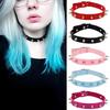 Punk Spiked Rivet Leather Choker - Harajuku Gothic Rock Cosplay Necklace