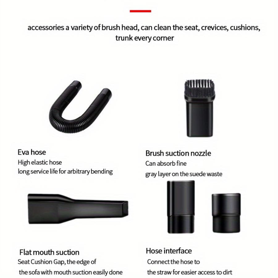 Мощный пылесос для влажной и сухой уборки для использования в автомобиле и дома — мощное всасывание, тихая работа, увеличенный радиус действия и комплект аксессуаров