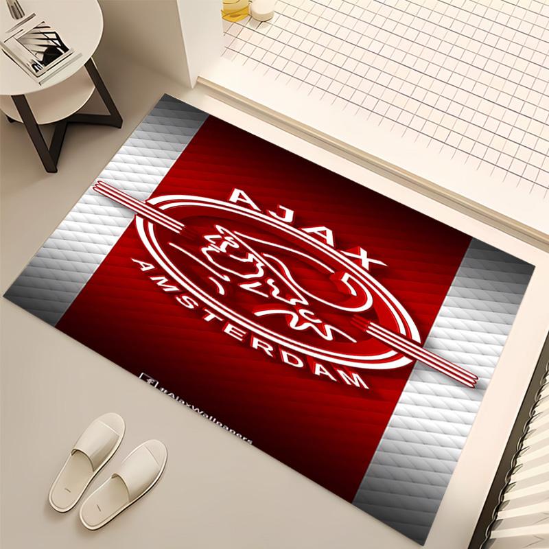 1pc AFC Ajax Print Area Rug - Soft, Washable Non-Slip Indoor Mat, Living Room, Home Office Decorative Rug,Office Decorative