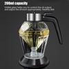 Diamond Shaped Glass Honey Dispenser 200ml Large Capacity Multifunctional Oil Bottle Vinegar and Sauce Dispensers Kitchen Tool
