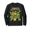 Teenage Mutant Ninja Turtles Classic Retro Logo Long Sleeve T-Shirt
