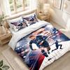 Bedding Set 1 Duvet Cover 2 Pillowcases Kylian Mbappe Print Bedroom Home Decoration