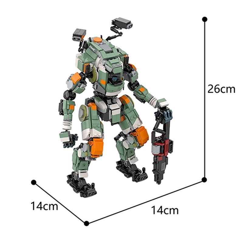 Yigebebe Меха Игра Titanfallsed 2 BT-7274 Титан Класса Авангард Роботы Война Меха Фигурки Кирпичи Строительные Блоки Игрушки Для