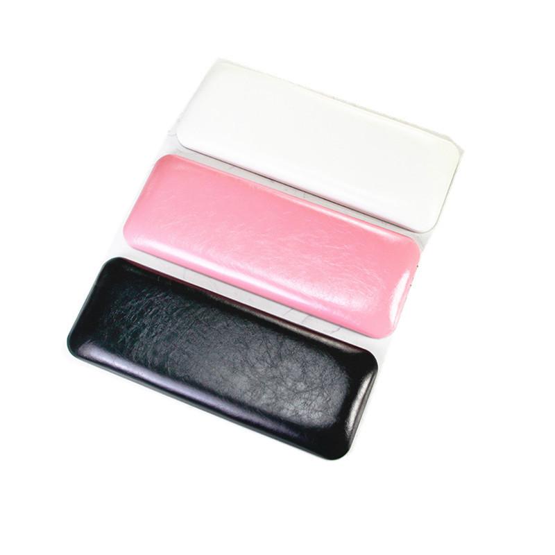 European Nail Art Hand Rest Cushion PU Leather Tool Pad for Salon with Light Therapy Lamp
