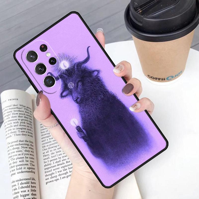 Чехол для телефона Дьявол Сатана Для Samsung Galaxy S24 S25 Ultra S21 S22 Ultra S10E Note 10 Plus Note 20 FE S23