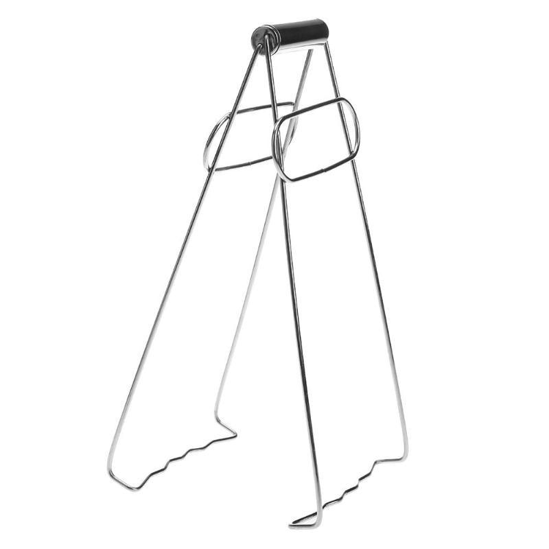 Bowl Holder Clamp Pot Pan Gripper Clip Hot Dish Plate Bowl Clip Scald Proof Antiskid Tongs Stainless Steel Handle Kitchen Good