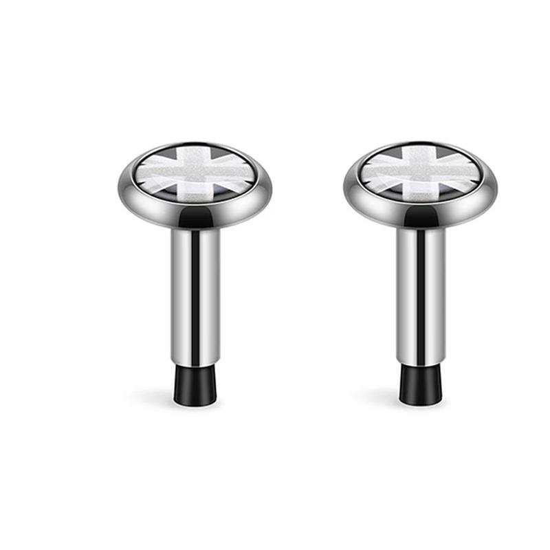 2Pcs Car Door Safety Metal Bolt Door Lock Button Pin Decor For d333 COOPER S One JCW F53 F54 F55 F56 F60 R50 R55 R56 R57 R60 R61 333d