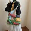 Креативная Рыбка Игрушка Украшение Женская Сумка Новая Повседневная Досуг Дорожная Плетеная Сумка На Плечо Универсальная Артистичный Стиль Сумка-Тоут